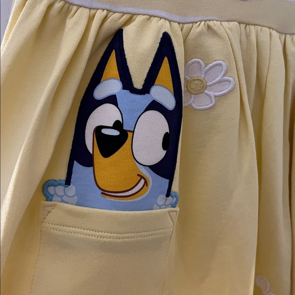 Bluey Toddler Little Sleepies Dress and Sweater Bundle NWT - Picture 4 of 16